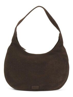 hover to zoom VILENCA Suede Hobo Bag With Tassel Zip